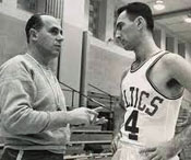 Red Auerbach and Bob Cousy